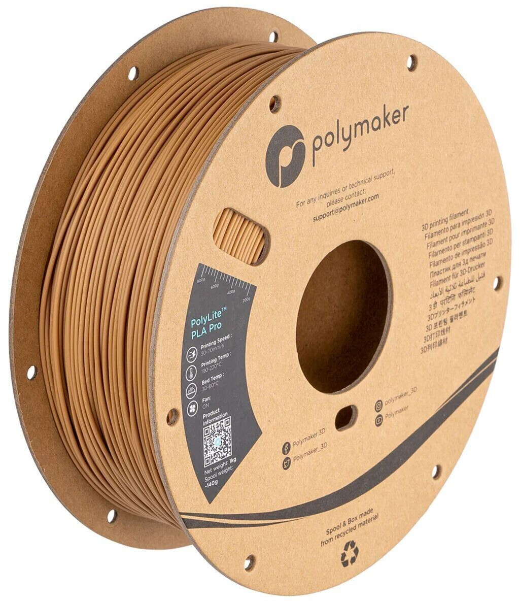 Polymaker PolyLite PLA PRO Army Beige - 1,75 mm
