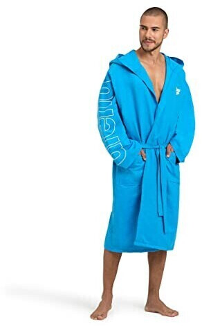 Arena Unisex microfiber bathrobe Zeal Plus BLUE-RED a € 39,00 (oggi)