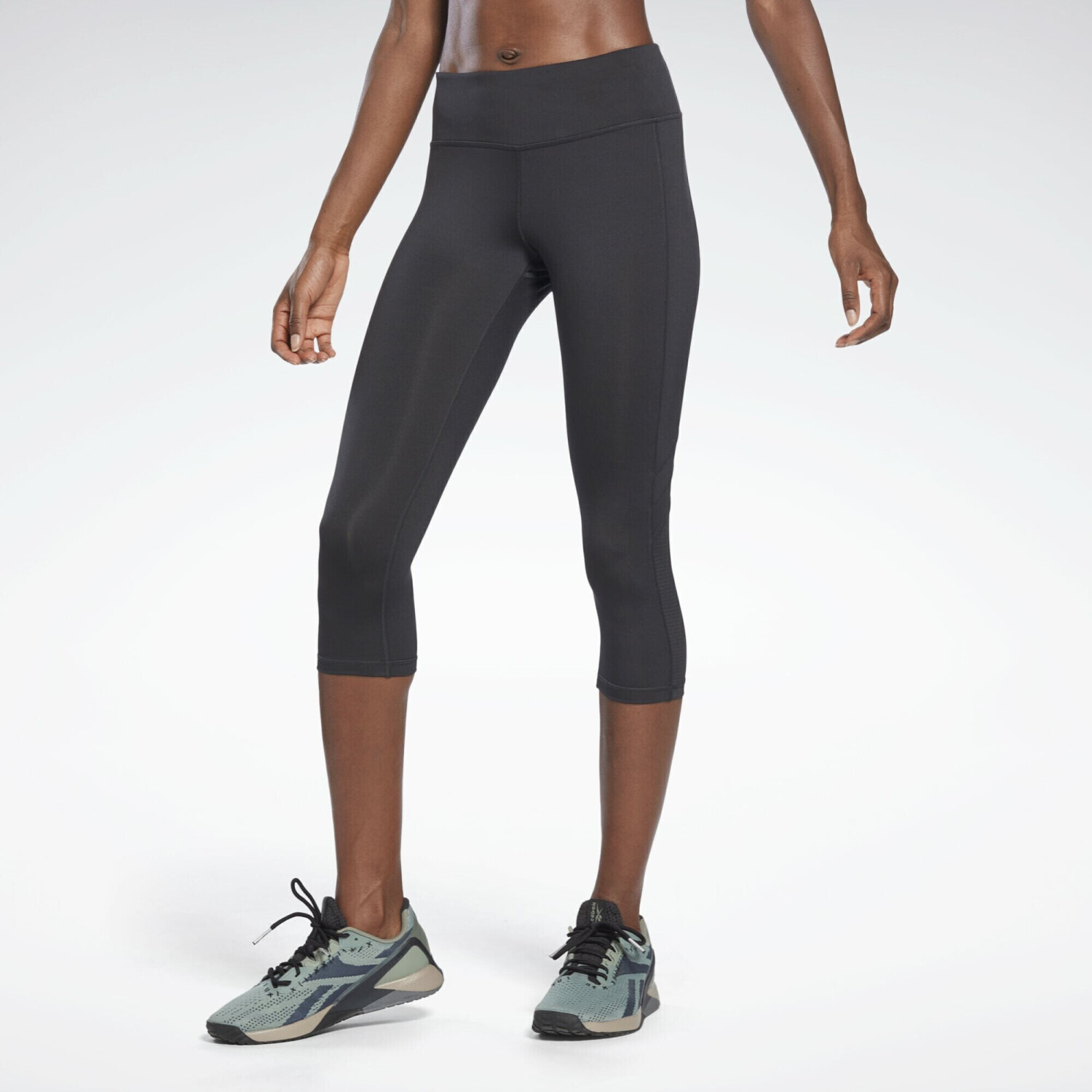 Reebok Workout Ready Mesh Capri Tight night black HA1038 ab 30 65 Preisvergleich bei idealo