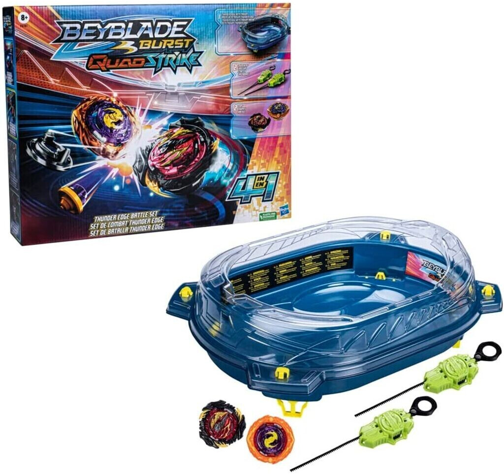 Hasbro Beyblade QS Thun Edge Battle Set F6781EU40 ab 54 85 Dezember 2024 Preise Preisvergleich bei idealo