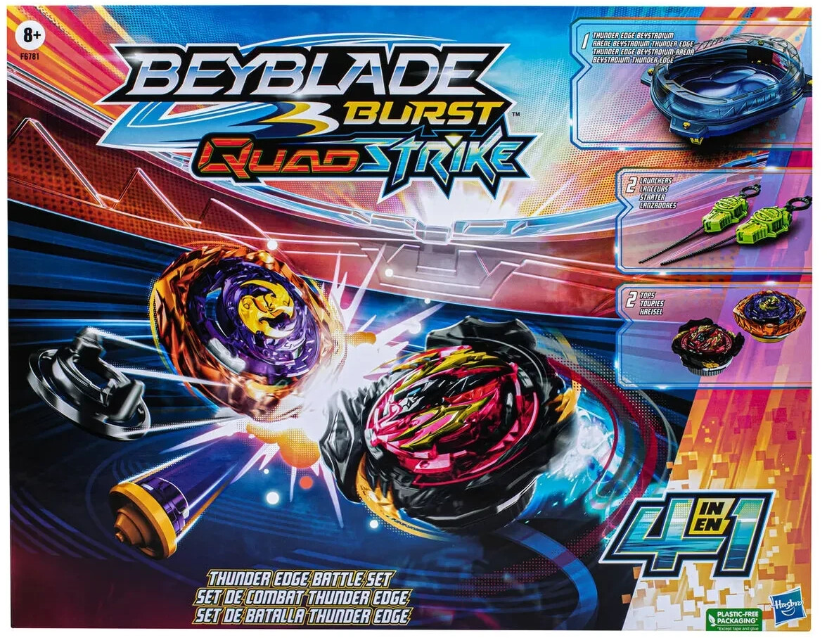 Hasbro Beyblade QS Thun Edge Battle Set