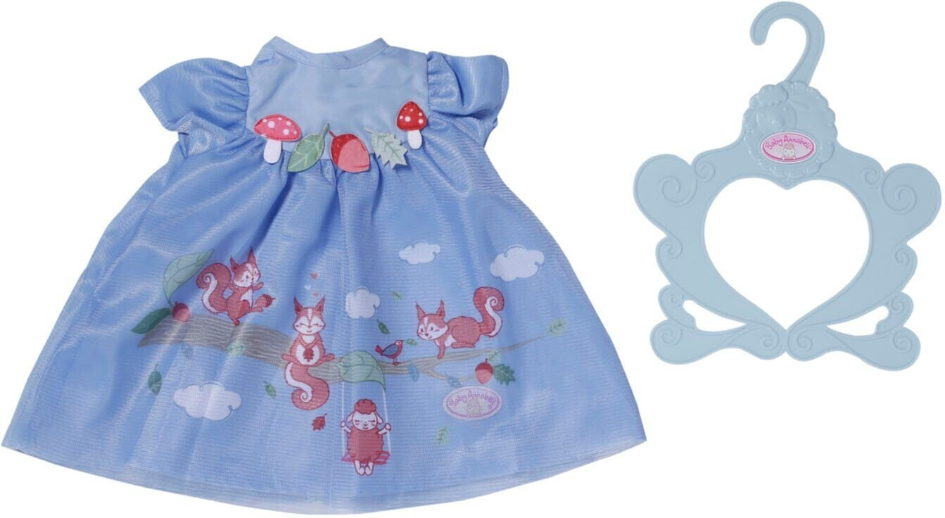 Zapf Creation Baby Annabell Puppenkleidung Kleid blau Eichhornchen 43 cm 709610 ab 8 85 Preisvergleich bei idealo
