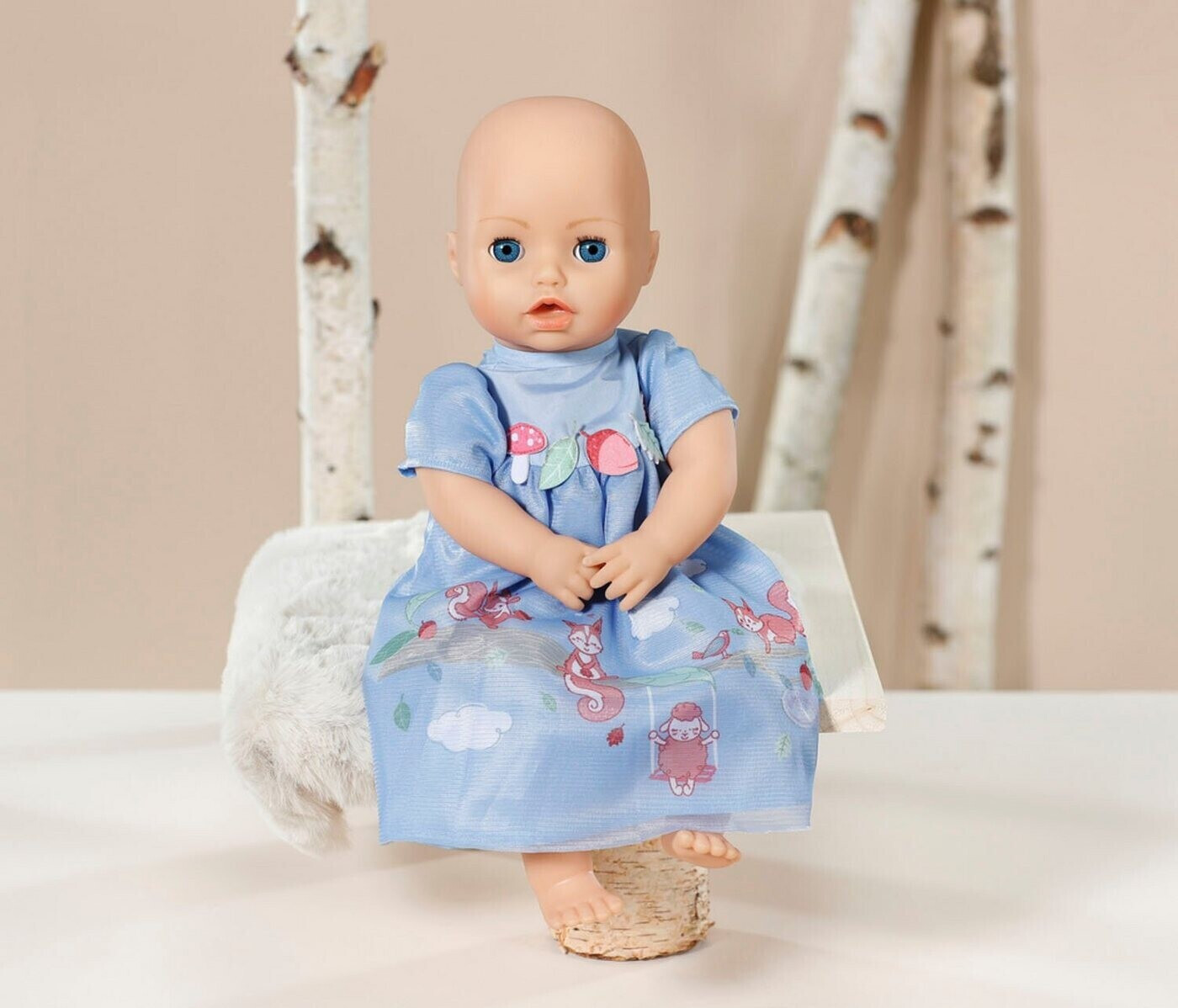 Zapf Creation Baby Annabell Puppenkleidung Kleid blau Eichhornchen 43 cm 709610 ab 8 85 Preisvergleich bei idealo