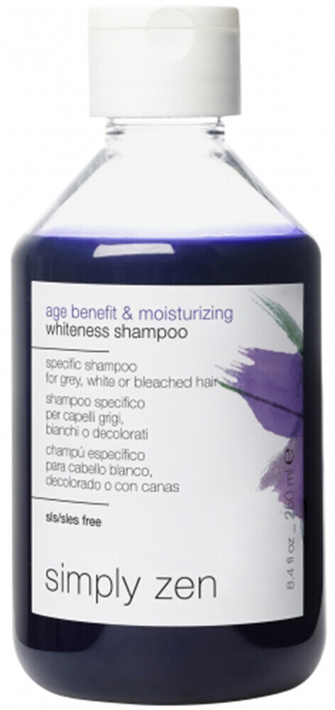 Photos - Hair Product Simply Zen Simply Zen Age Benefit & Moisturizing Whiteness Shampoo (250ml)
