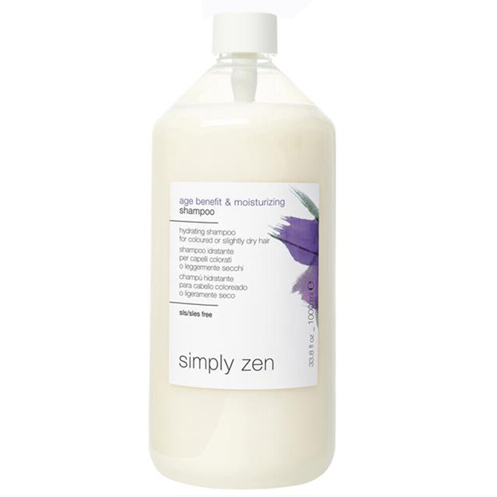 Photos - Hair Product Simply Zen Simply Zen Age Benefit & Moisturizing Shampoo (1000ml)