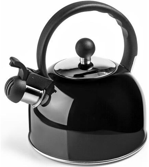 ibili Bouilloire Clasica sifflante noire 2.5l