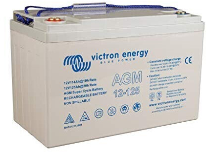 Victron Batterie solaire 12 V 125 AH AGM Super Cycle Batt. (M8)