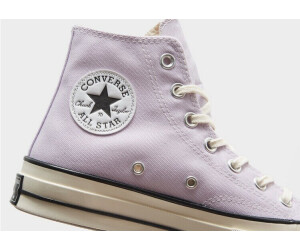 Black and top purple converse