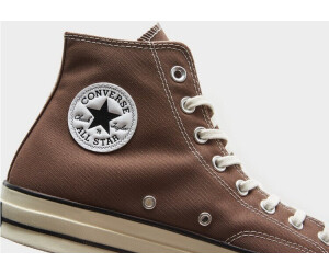 Brown canvas discount converse