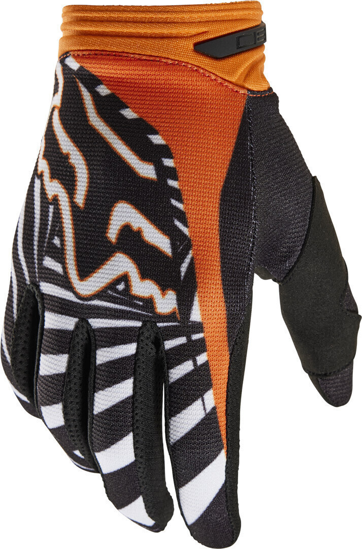 Photos - Motorcycle Gloves Fox 180 Goat black/orange 
