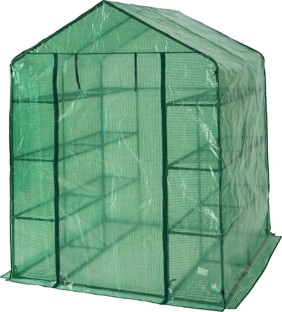 Serre De Jardin 150x100x50 Cm - Bâche PVC Transparente, Avec Porte, Pour Tomates Et Plantes Frileuses