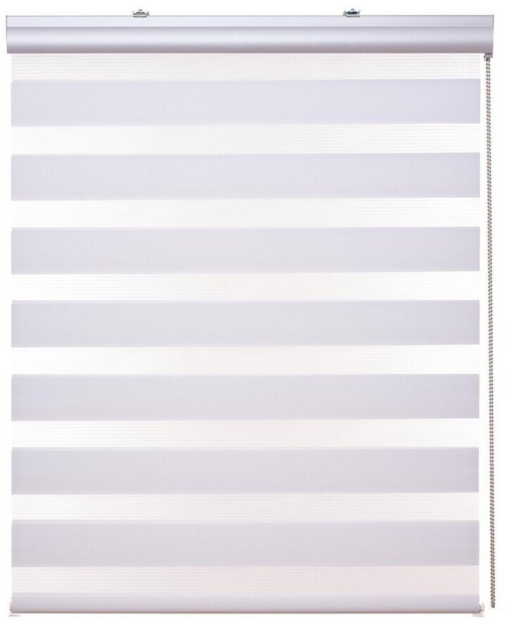 Ventanara Doppelrollo Schnurlos Weiß 80x150 Cm - Klemmmontage Ohne Bohren, Blickdicht & Lichtdurchlässig