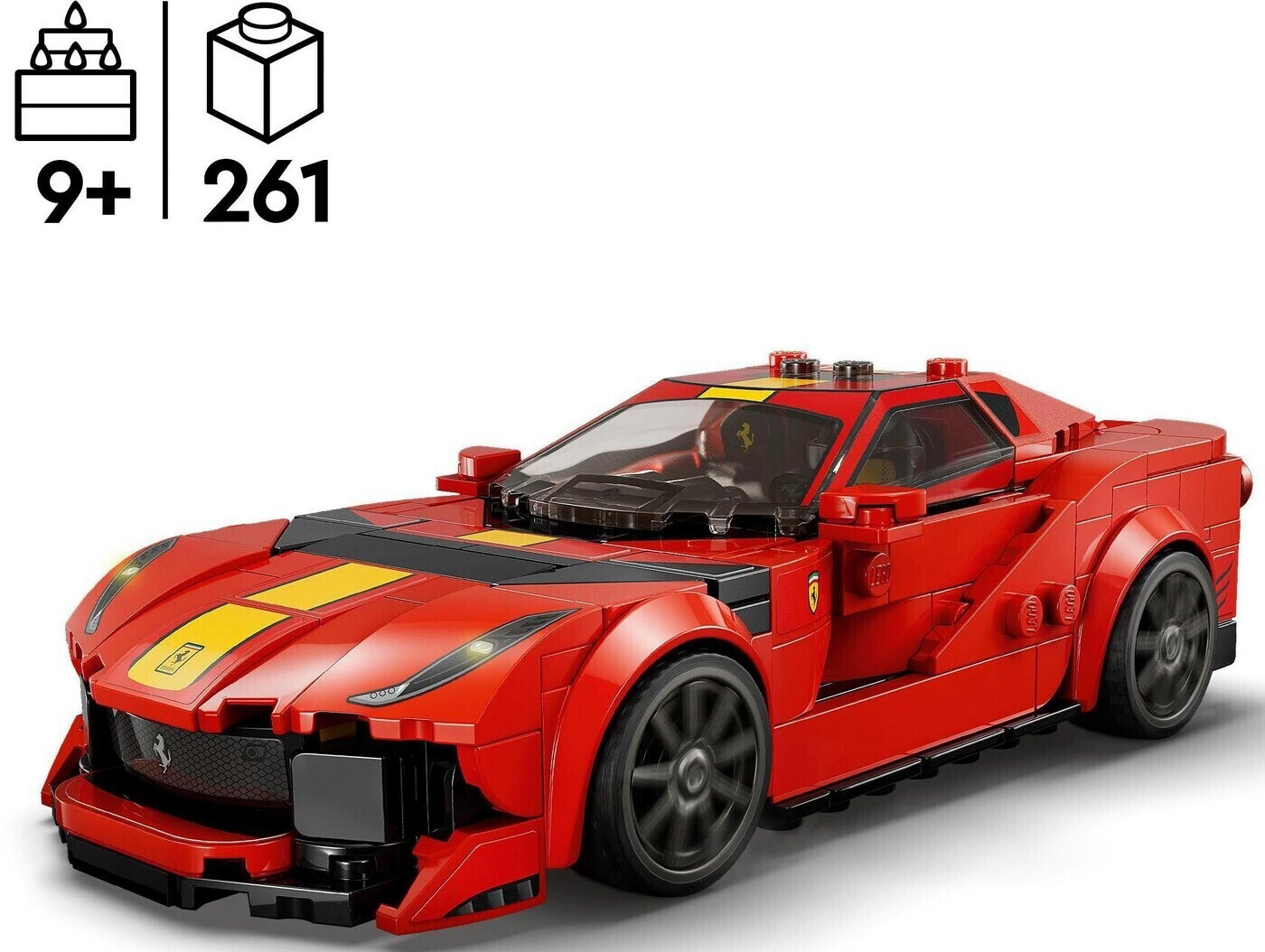 Jeu de construction - LEGO - Ferrari F8 Tributo - Garçon - 7 ans