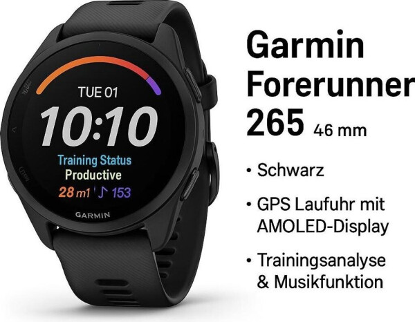Garmin Forerunner 265 Schwarz, Bild 15