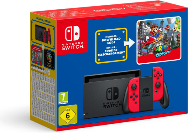 Nintendo Switch rot Mario Day Bundle + Super Mario Odyssey, Bild 6