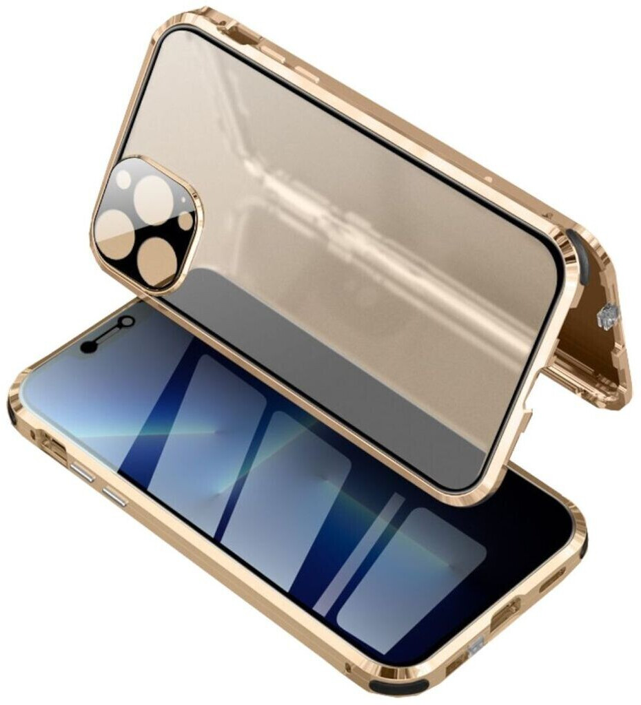 Wigento Für Apple iPhone 13 Pro Max Beidseitiger 360 Grad / Glas