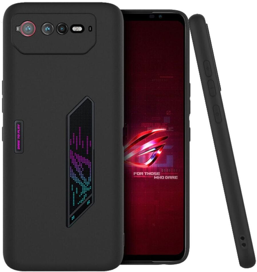 HAOYE Leather Folio Cover per Asus ROG Phone 6 Pro/Asus ROG Phone 6 Cover, PU + TPU Leather Wallet Cover, Premium Filp Case Custodia in Pelle Portafoglio con Funzione Stand, Rosso