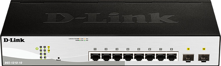 D-Link 10-Port Gigabit Switch (DGS-1210-10P/E)