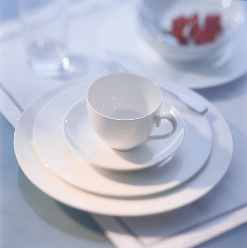 Assiettes Creuses Villeroy & Boch Royal Premium - Porcelaine Haute Qualité, 24 Cm, Lot De 6, Blanc