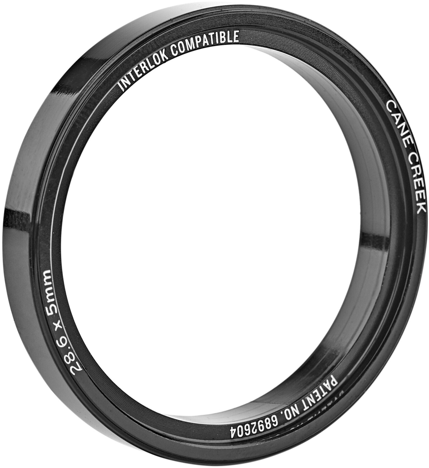 Cane Creek Interlok Top 110 Spacer Chrom 5mm schwarz 2022 Krallen, Spacer & Kleinteile