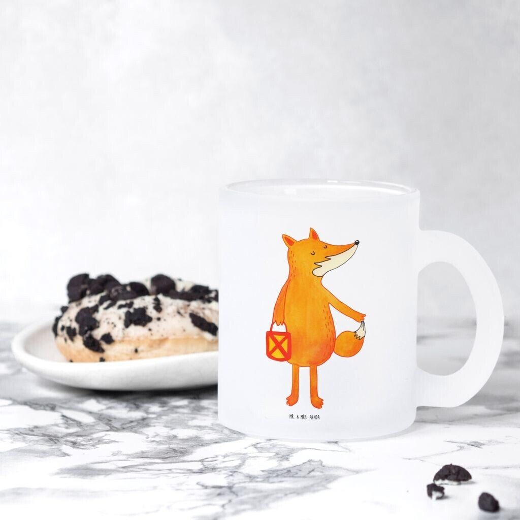 Mr. Mr. & Mrs. Panda Teacup fox lantern Caesar Otto Hugo Flaischlen, Saint Martin, lantern procession, cheering up Foxes - side view