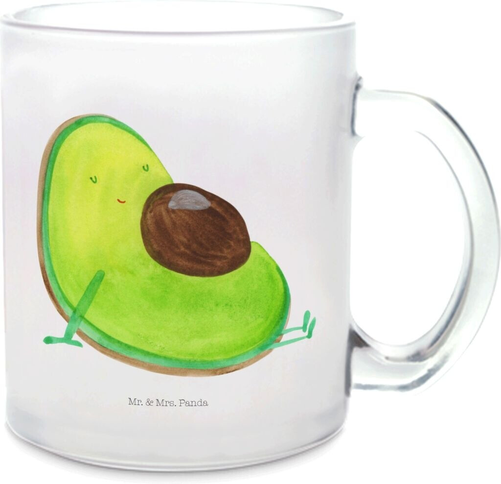 Mr. Mr. & Mrs. Panda Teacup avocado pregnant tea mug, great love, pregnancy veggie, vegan - Product image 1 of 4