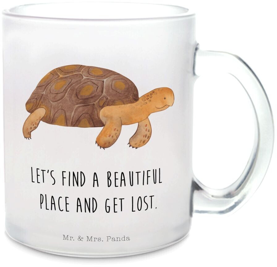 Mr. Mr. & Mrs. Panda Teetasse Schildkröte marschiert Urlaub, Abenteuer, Meerestiere, Inspiration, Meer, Reiselust, get lost - Product image 1 of 4