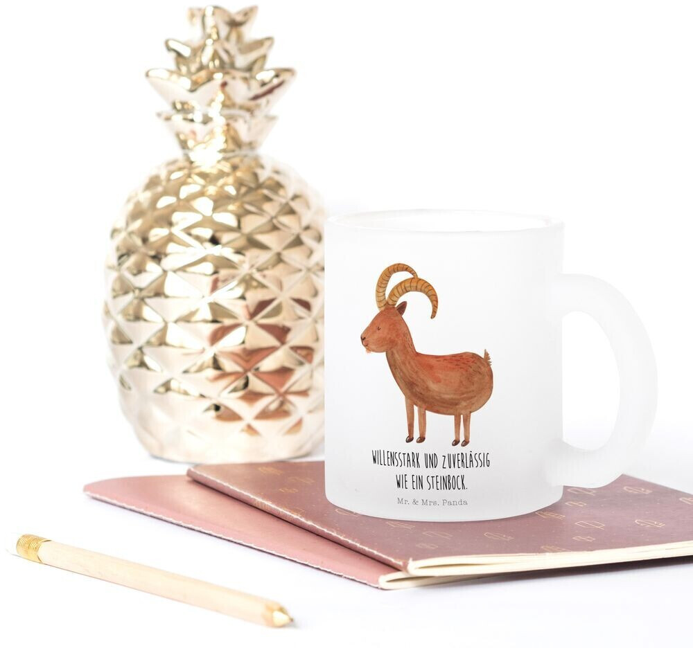 Mr. Mr. & Mrs. Panda Teetasse Sternzeichen Steinbock Steinböcke, Astrologie Horoskop, Ziege, Tierkreiszeichen, Aszendent - detail view