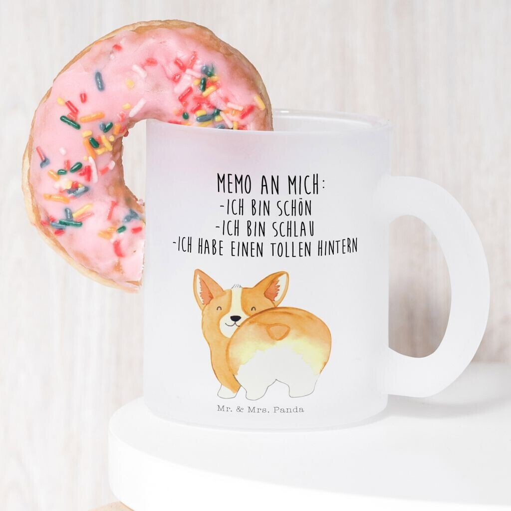Mr. Mr. & Mrs. Panda Teacup Corgie Po dog motif, pet, dog owner, dog, motivation, self-love, dog saying - back view