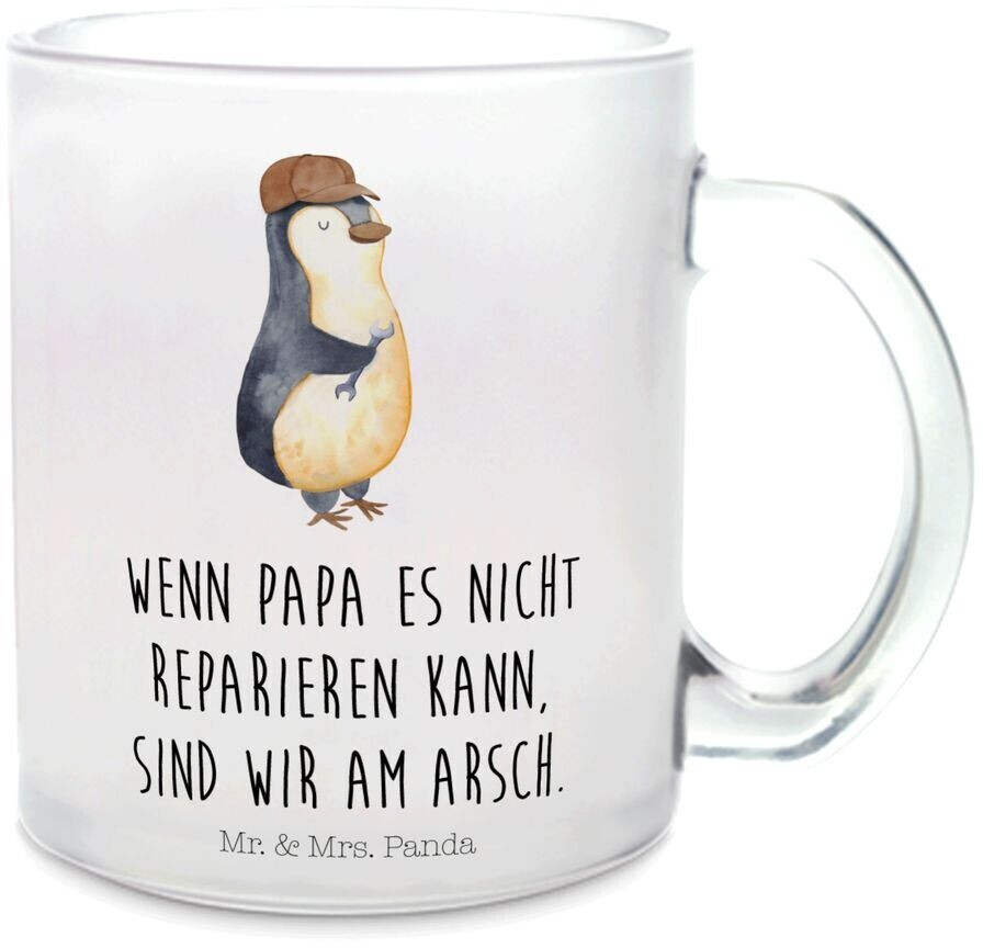 Mr. Mr. & Mrs. Panda Teacup if dad can't fix it, we're screwed penguin, best dad in the world Father's Day - Product image 1 of 4