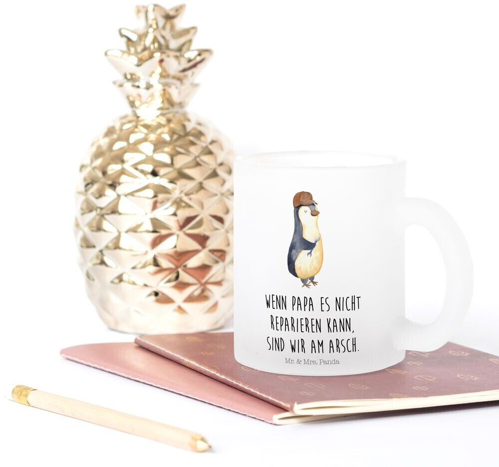 Mr. Mr. & Mrs. Panda Teacup if dad can't fix it, we're screwed penguin, best dad in the world Father's Day - detail view