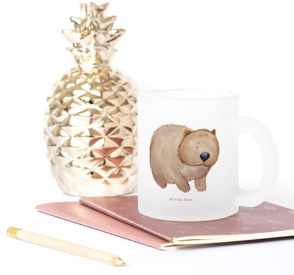 Mr. Mr. & Mrs. Panda Teacup wombat life is beautiful funny sayings Australia, - detail view