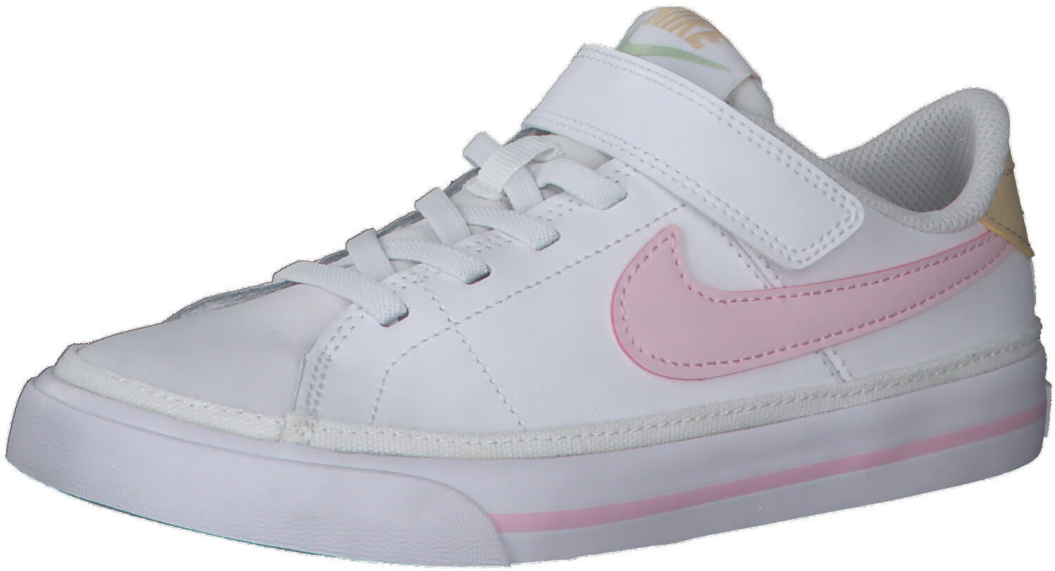 £31.31 Deals white/sesame/honeydew/pink Court Kids – Small Buy (Today) on foam from Best Legacy Nike