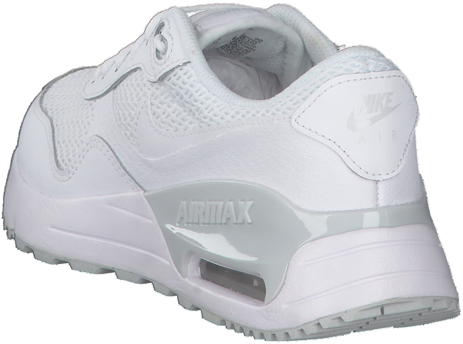 Nike air max 90 essential trainer pure platinum/white top