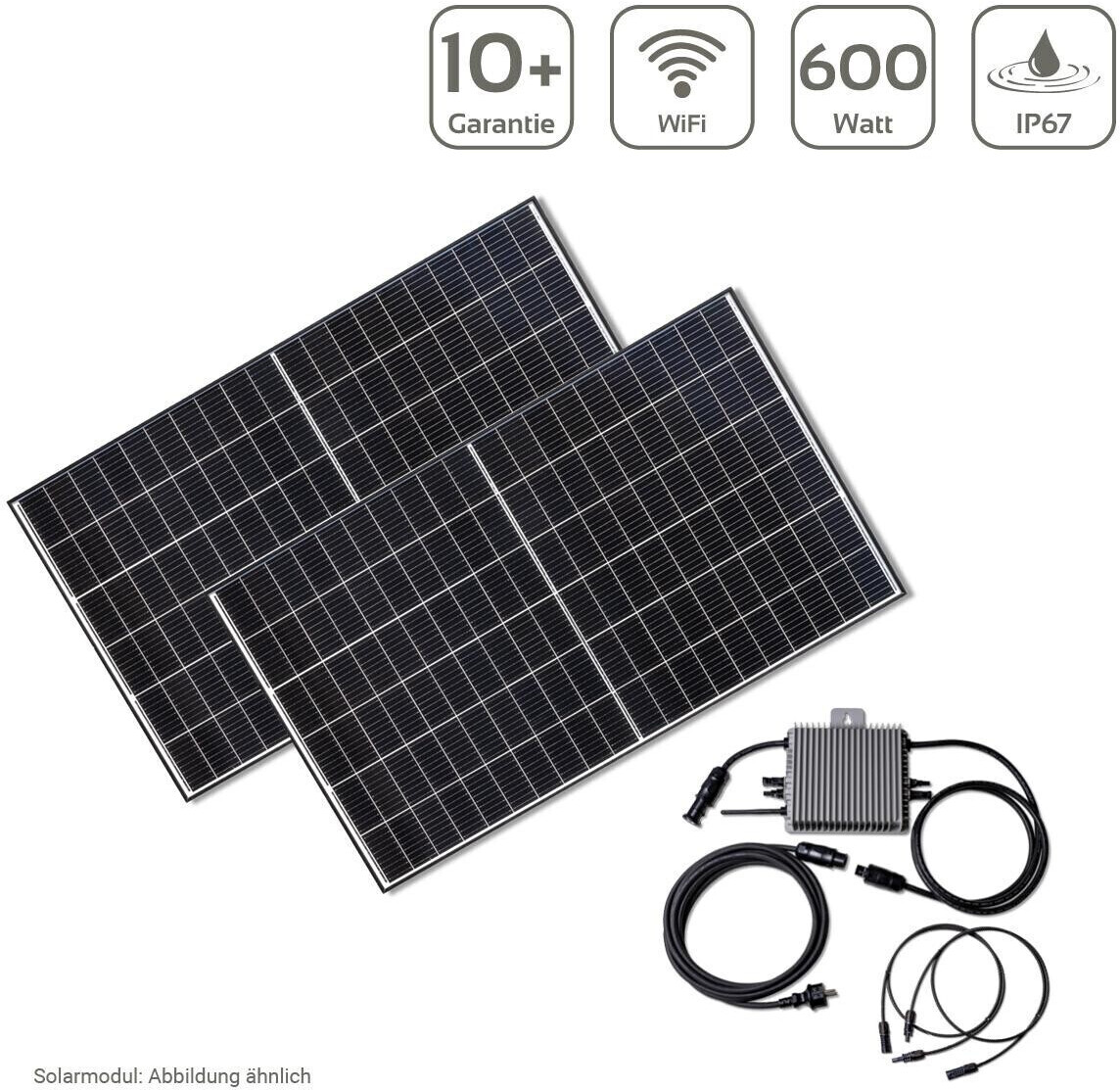 LongLife LED Balkonkraftwerk 820/600W 2 x 410Wp Komplettpaket (4772) ab ...