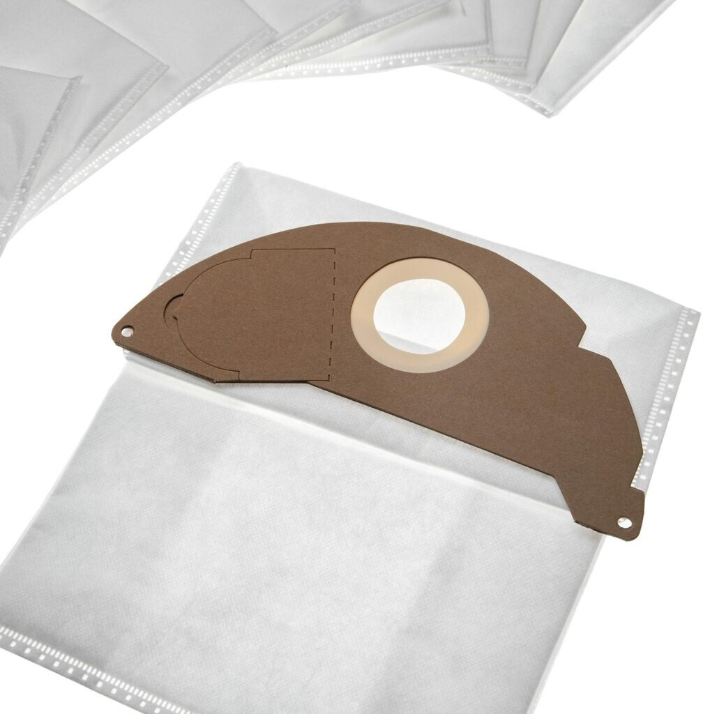 vhbw 30x Staubsaugerbeutel Ersatz für Kärcher 6.904-322.0 für Staubsauger - Mikrovlies, 24,5cm x 23,5cm, Weiß