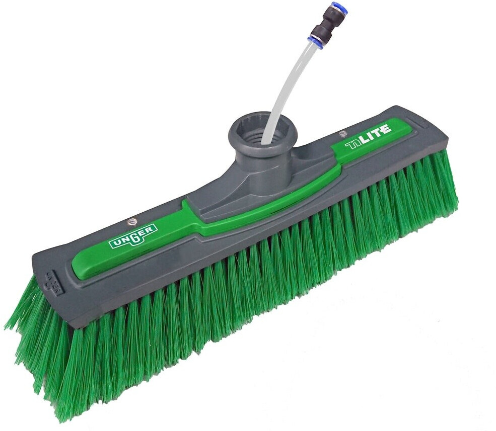 Unger NFF41 Power Bürste nLITE gesplissene Borsten 41 cm inkl. Schlauch mit Schnellanschluss, integrierter Düsenblock