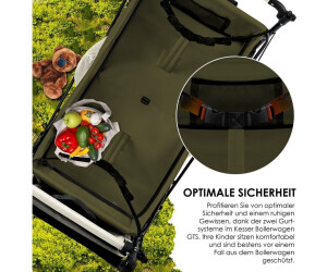 Kesser - Chariot de jardin pliable avec toit - Charge max 100 kg