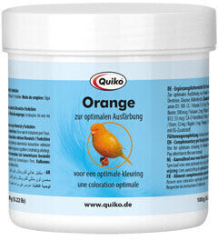 Quiko Orange: Supplementary food for Norwich and Yorkshire canaries