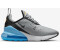 Nike Air Max 270 GS (943345-027) light smoke grey/laser orange/baltic blue/iron grey