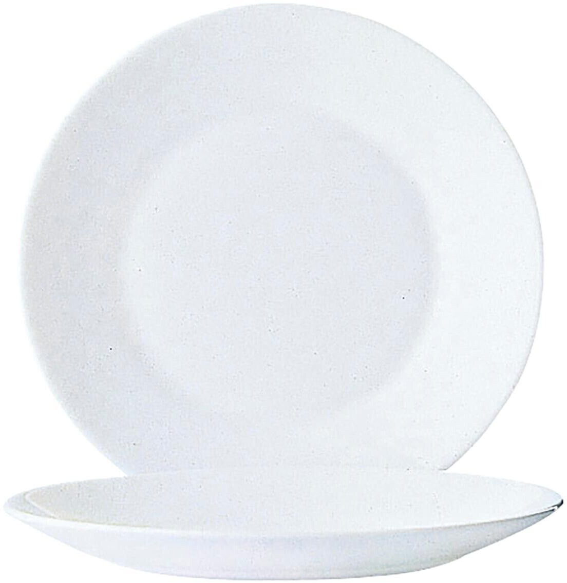 Arcoroc Dessert plates restaurant 6 pieces white glass (ø 19.5 cm)