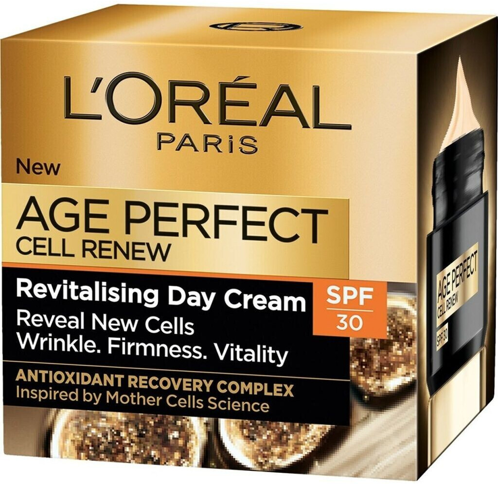 Photos - Other Cosmetics LOreal L'Oréal Age Perfect Cell Renew Anti-Wrinkle Day Cream SPF 30  (50ml)