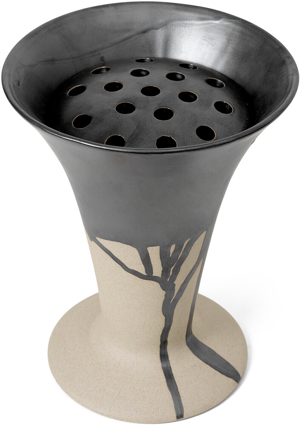 ferm LIVING Flores 23cm Sand Black
