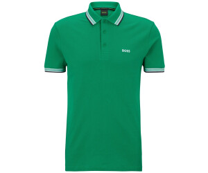 Hugo boss green on sale polo t shirt