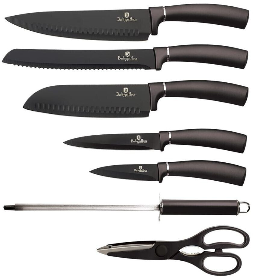 BerlingerHaus Carbon Pro Line Knife Set BH-2685 8 pcs.