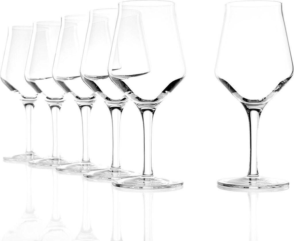 Stölzle Lausitz Craft bierglazen, 0,4 l, 430 ml, set van 6, zeer