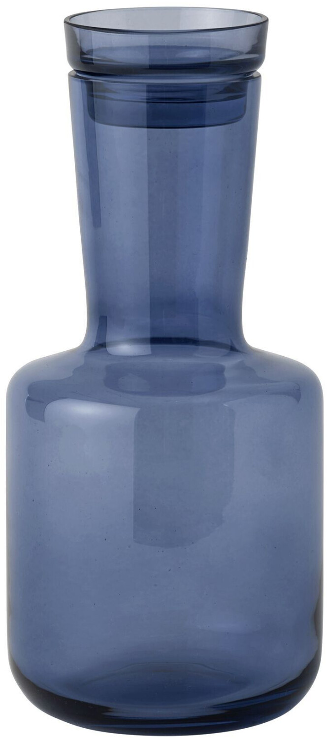 Muuto Raise glass carafe, dark blue