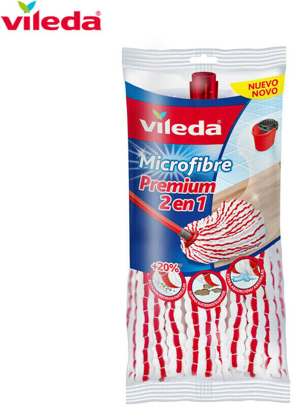 Vileda 2-in-1 microfibre mop with universal head au meilleur prix sur