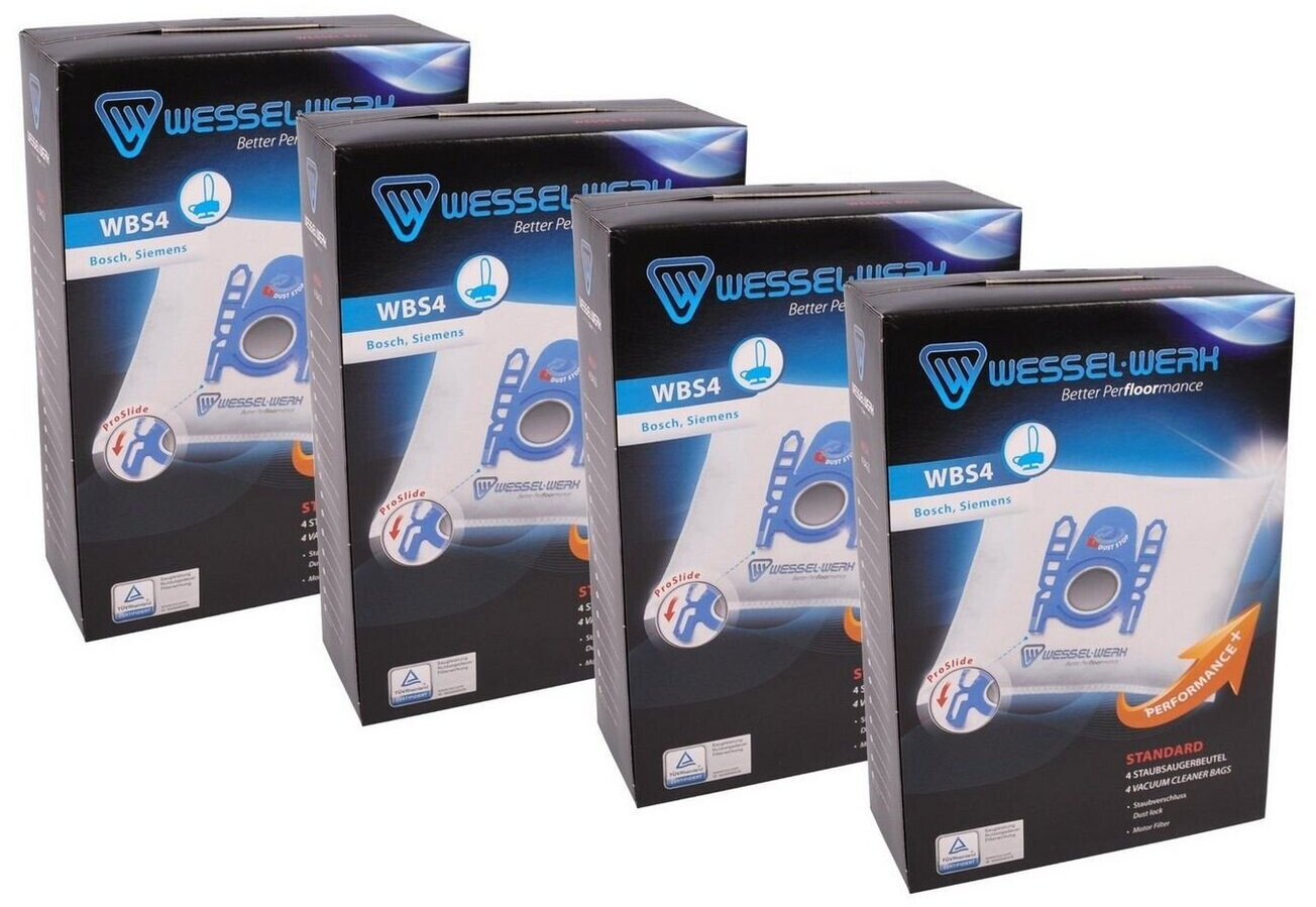 Swirl S73 Sacchetti Per Aspirapolvere - 10 Pezzi Con Filtro EcoPor, Per Bosch E Siemens, Antiallergici E 55% Riciclati