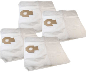 vhbw 20x vacuum cleaner bags replacement for Nilfisk 302004004 for vacuum cleaners - micro fleece, 64cm x 58cm, white